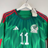 2022/23 MEXICO S.GIMENEZ #11 *BNWT* L/S HOME SHIRT (M) ADIDAS