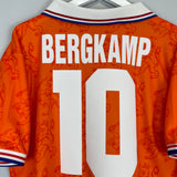 1994 NETHERLANDS BERGKAMP #10 HOME SHIRT (XL) LOTTO