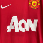 Shop 2011/12 MANCHESTER UNITED CHICHARITO #14 HOME SHIRT (L) NIKE, classic football shirts, vintage football shirts & retro soccer jerseys at Cult Kits
