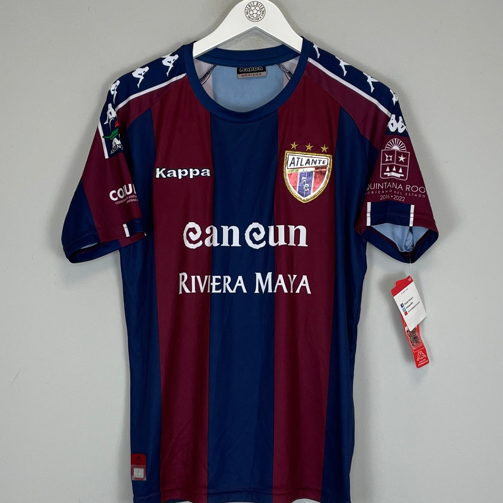 Shop 2019/20 ATLANTE *BNWT* ROSALES #8 HOME SHIRT (M) KAPPA, classic football shirts, vintage football shirts & retro soccer jerseys at Cult Kits