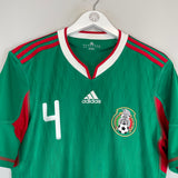 2010 MEXICO R.MARQUEZ #4 HOME SHIRT (M) ADIDAS