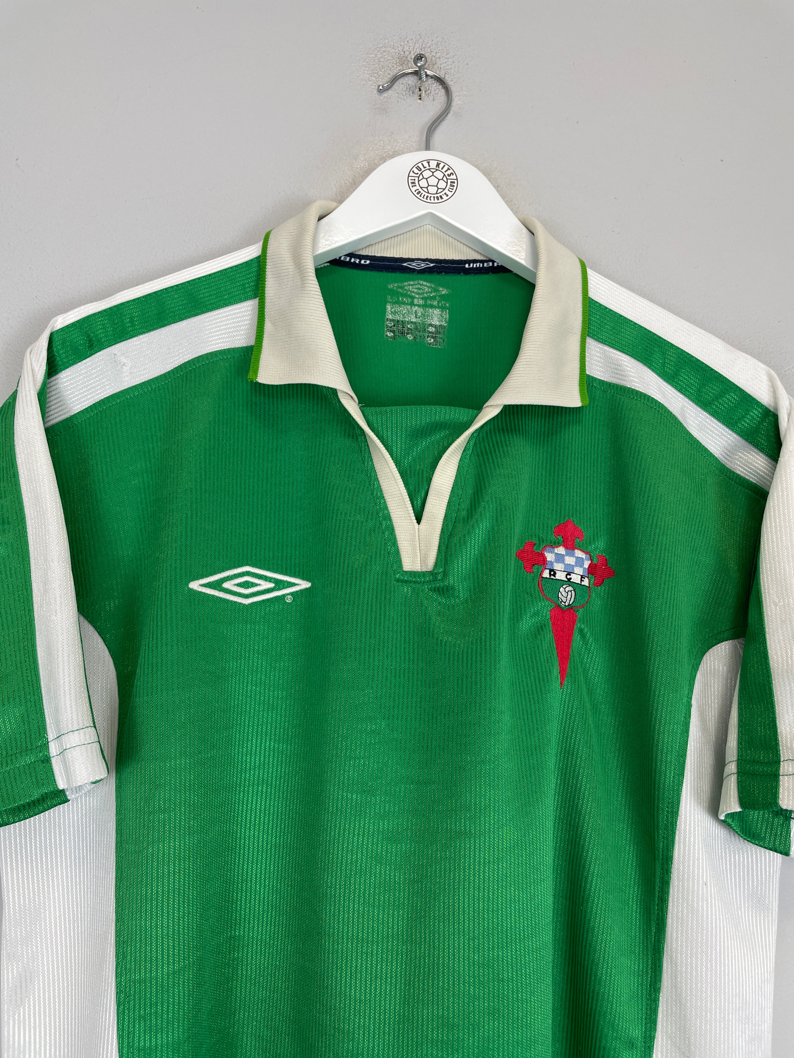Shop 2000/01 RACING DE FERROL HOME SHIRT (M) UMBRO, classic football shirts, vintage football shirts & retro soccer jerseys at Cult Kits