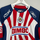 Shop 2008/09 CHIVAS GUADALAJARA *SIGNED* HOME SHIRT (M) REEBOK, classic football shirts, vintage football shirts & retro soccer jerseys at Cult Kits