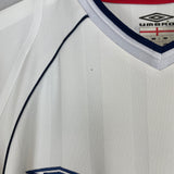 2001/03 ENGLAND BECKHAM #7 HOME SHIRT (L) UMBRO
