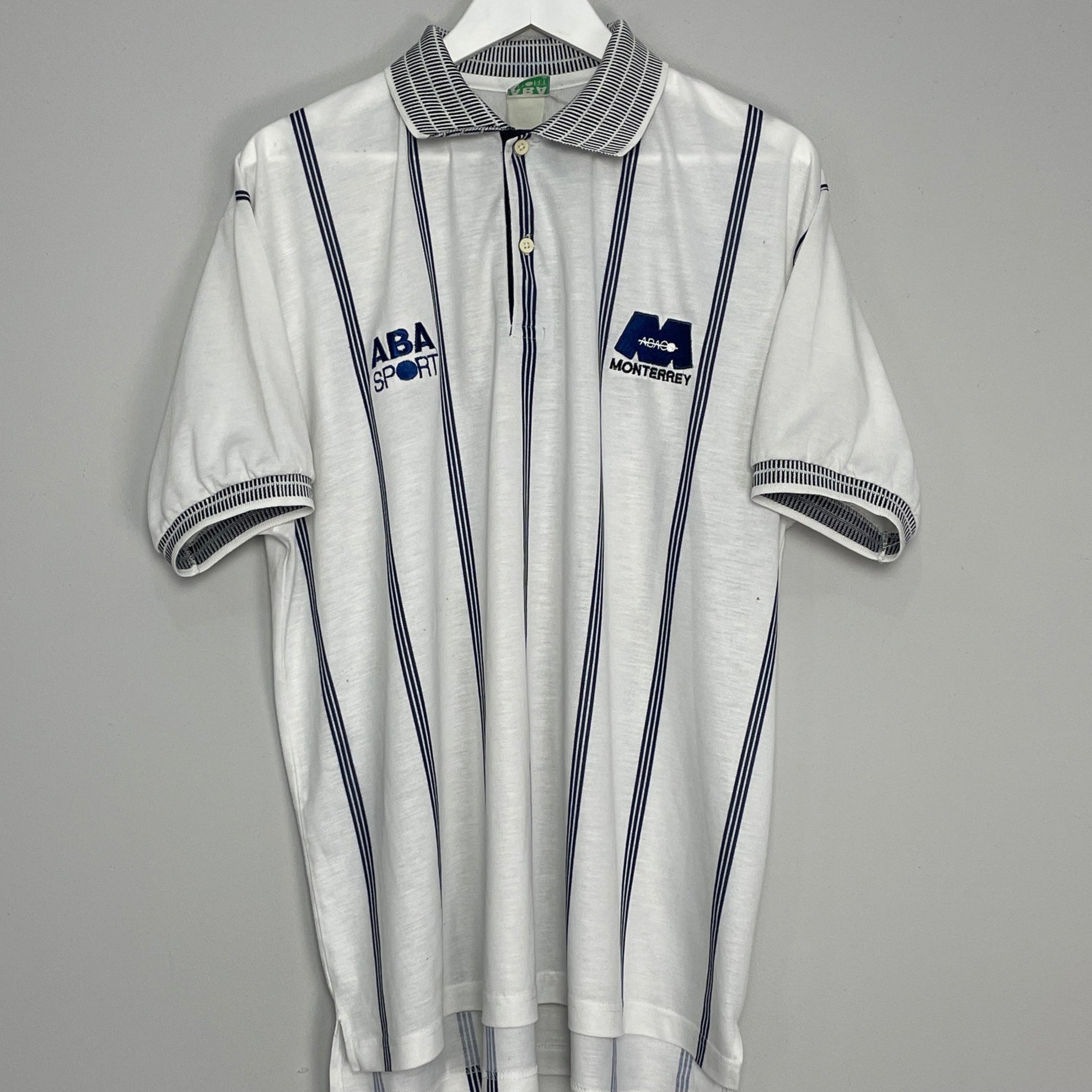 Shop 1998 MONTERREY POLO SHIRT (XL) ABA SPORT, classic football shirts, vintage football shirts & retro soccer jerseys at Cult Kits