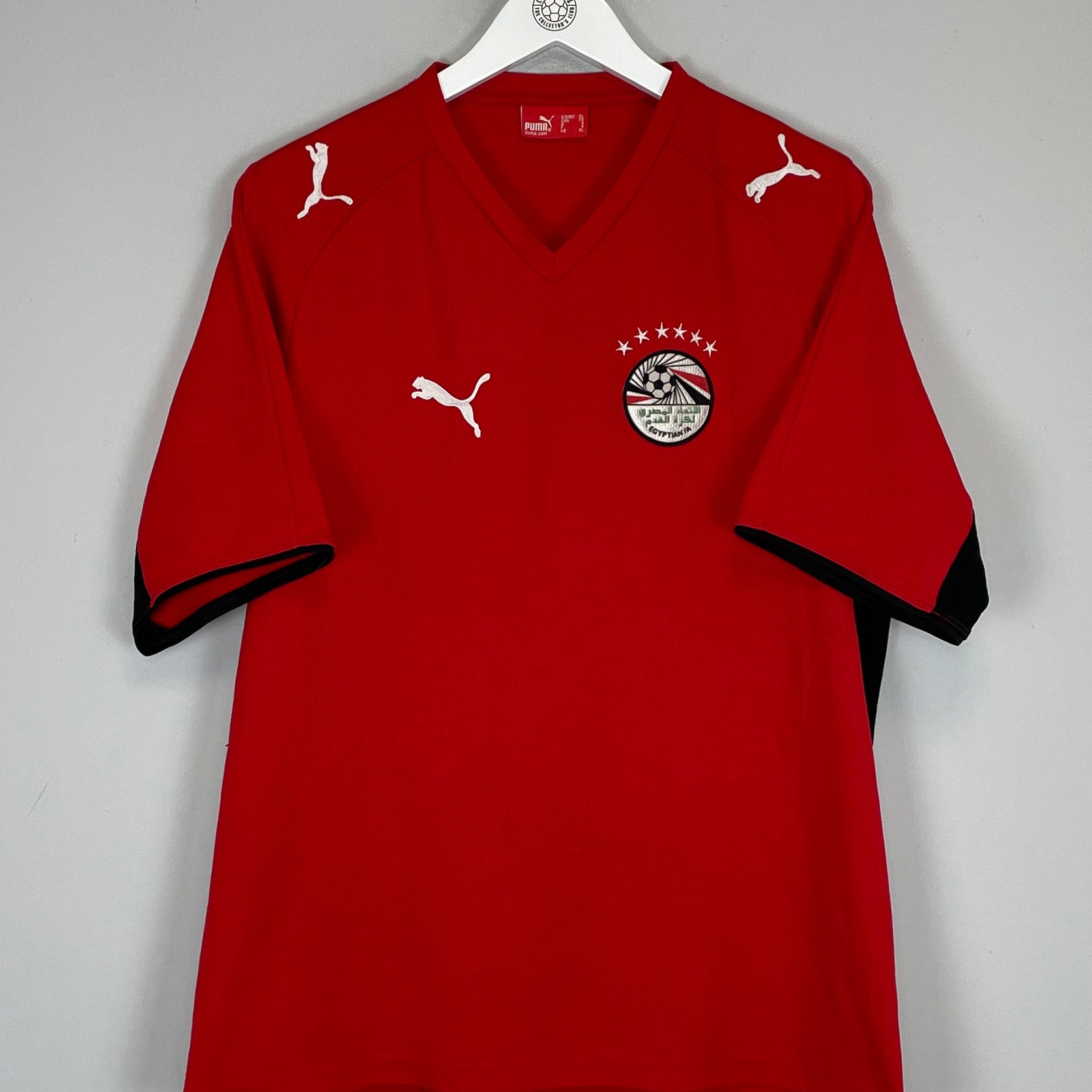 Shop 2008/09 EGYPT HOME SHIRT (XL) PUMA, classic football shirts, vintage football shirts & retro soccer jerseys at Cult Kits