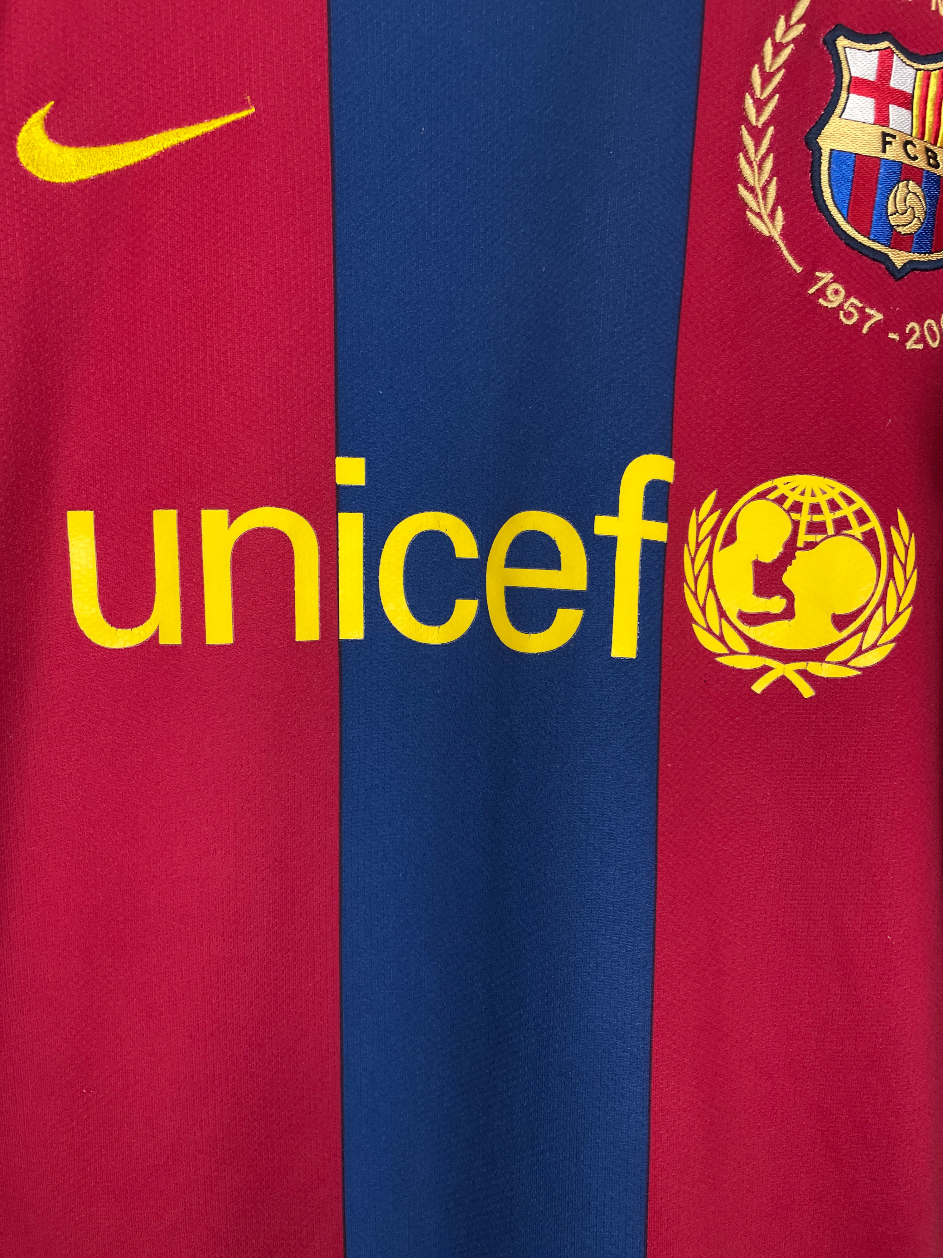 Shop 2007/08 BARCELONA MESSI #19 HOME SHIRT (M) NIKE, classic football shirts, vintage football shirts & retro soccer jerseys at Cult Kits