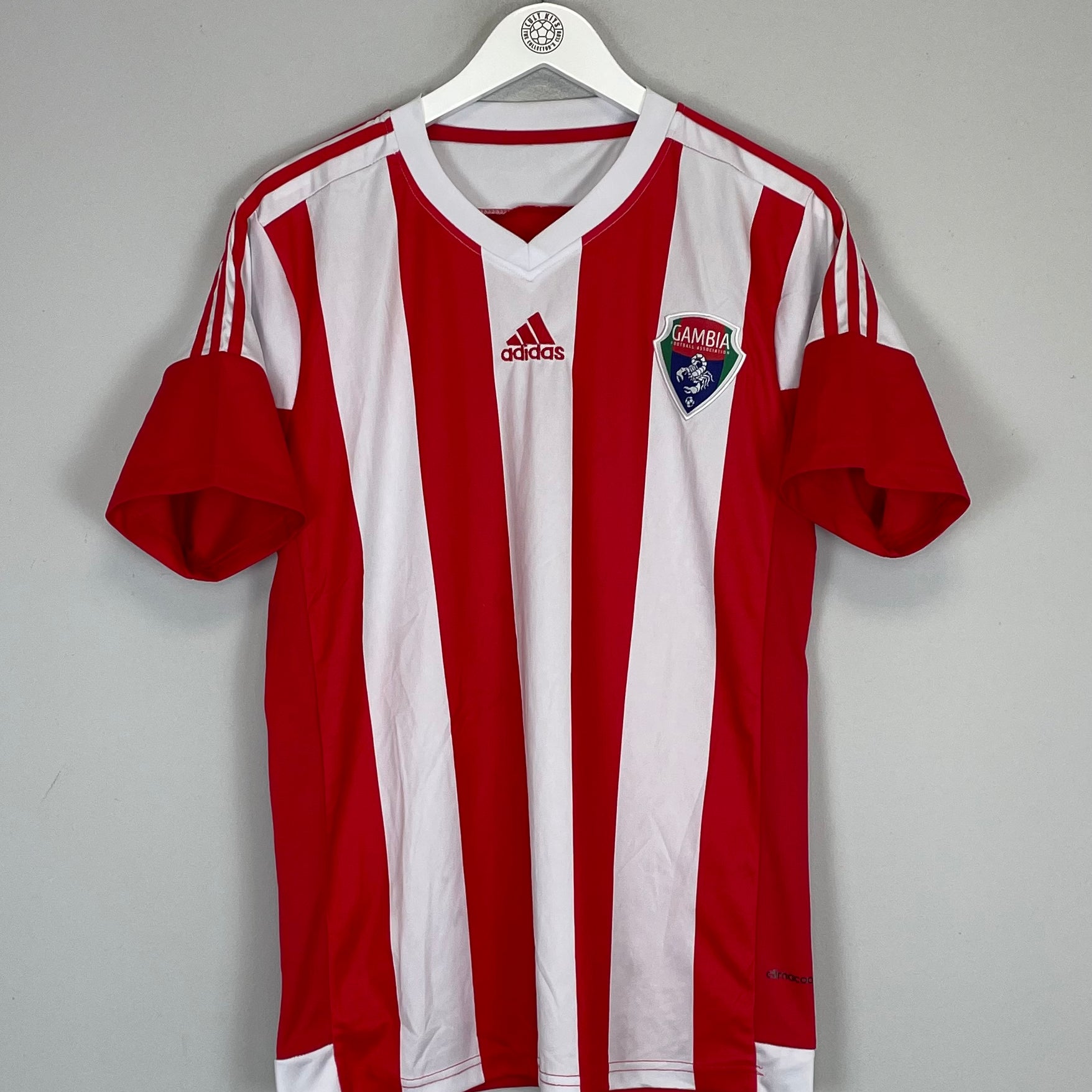 Shop 2017/18 GAMBIA HOME SHIRT (M) ADIDAS, classic football shirts, vintage football shirts & retro soccer jerseys at Cult Kits