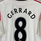 2010/11 LIVERPOOL GERRARD #8 AWAY SHIRT (XL) ADIDAS