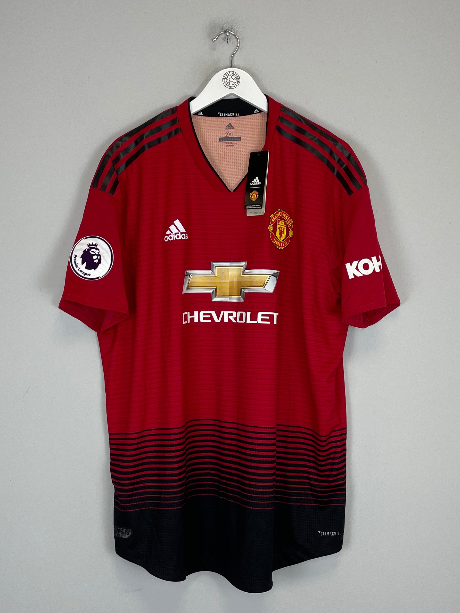 Shop 2018/19 MANCHESTER UNITED MATA #8 *AUTHENTIC* BNWT HOME SHIRT (XXL) ADIDAS, classic football shirts, vintage football shirts & retro soccer jerseys at Cult Kits