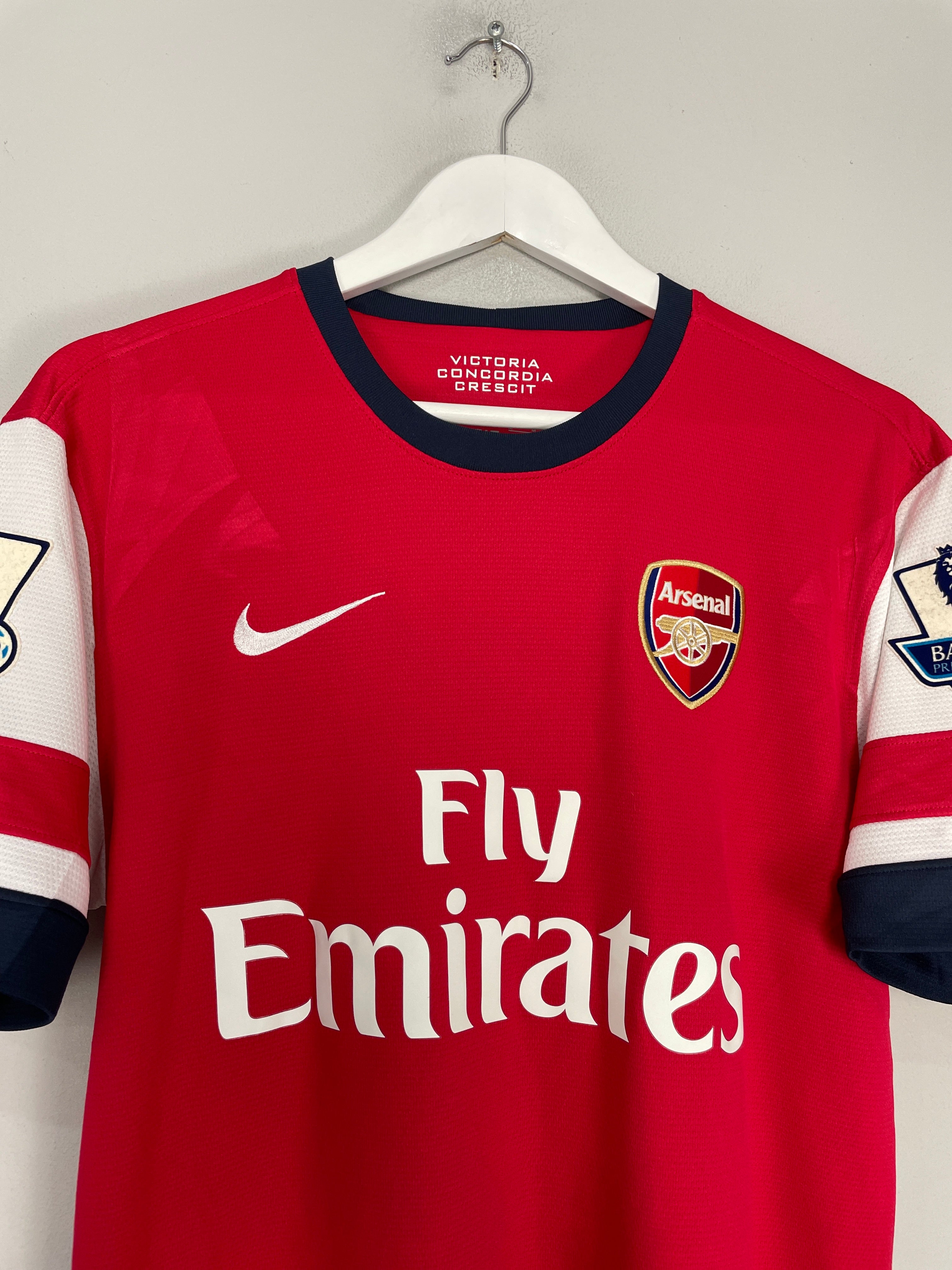 Shop 2012/14 ARSENAL COQUELIN #22 HOME SHIRT (M) NIKE, classic football shirts, vintage football shirts & retro soccer jerseys at Cult Kits
