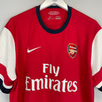 Shop 2012/14 ARSENAL HOME SHIRT (XL) NIKE, classic football shirts, vintage football shirts & retro soccer jerseys at Cult Kits