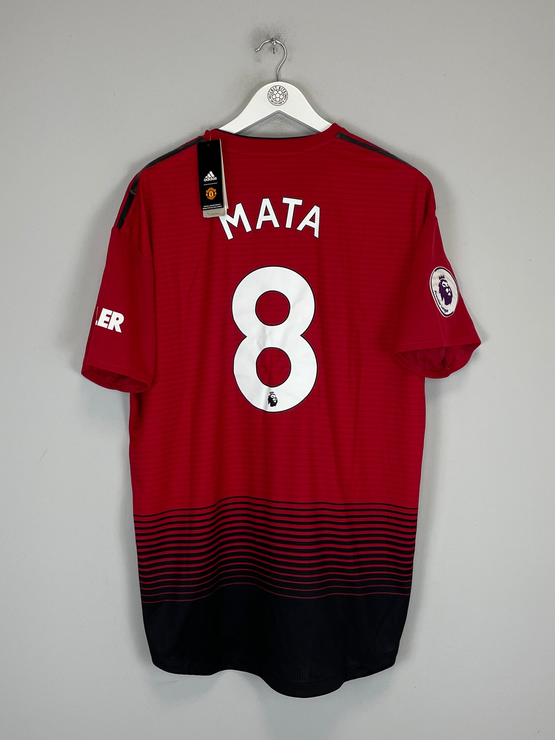 Shop 2018/19 MANCHESTER UNITED MATA #8 *AUTHENTIC* BNWT HOME SHIRT (XXL) ADIDAS, classic football shirts, vintage football shirts & retro soccer jerseys at Cult Kits