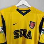 Shop 1999/01 ARSENAL SILVINHO #16 AWAY SHIRT (M) NIKE, classic football shirts, vintage football shirts & retro soccer jerseys at Cult Kits