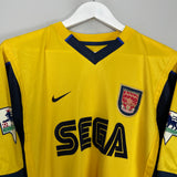 Shop 1999/01 ARSENAL SILVINHO #16 AWAY SHIRT (M) NIKE, classic football shirts, vintage football shirts & retro soccer jerseys at Cult Kits