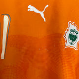 Shop 2006/07 IVORY COAST DROGBA #11 HOME SHIRT (XL) PUMA, classic football shirts, vintage football shirts & retro soccer jerseys at Cult Kits
