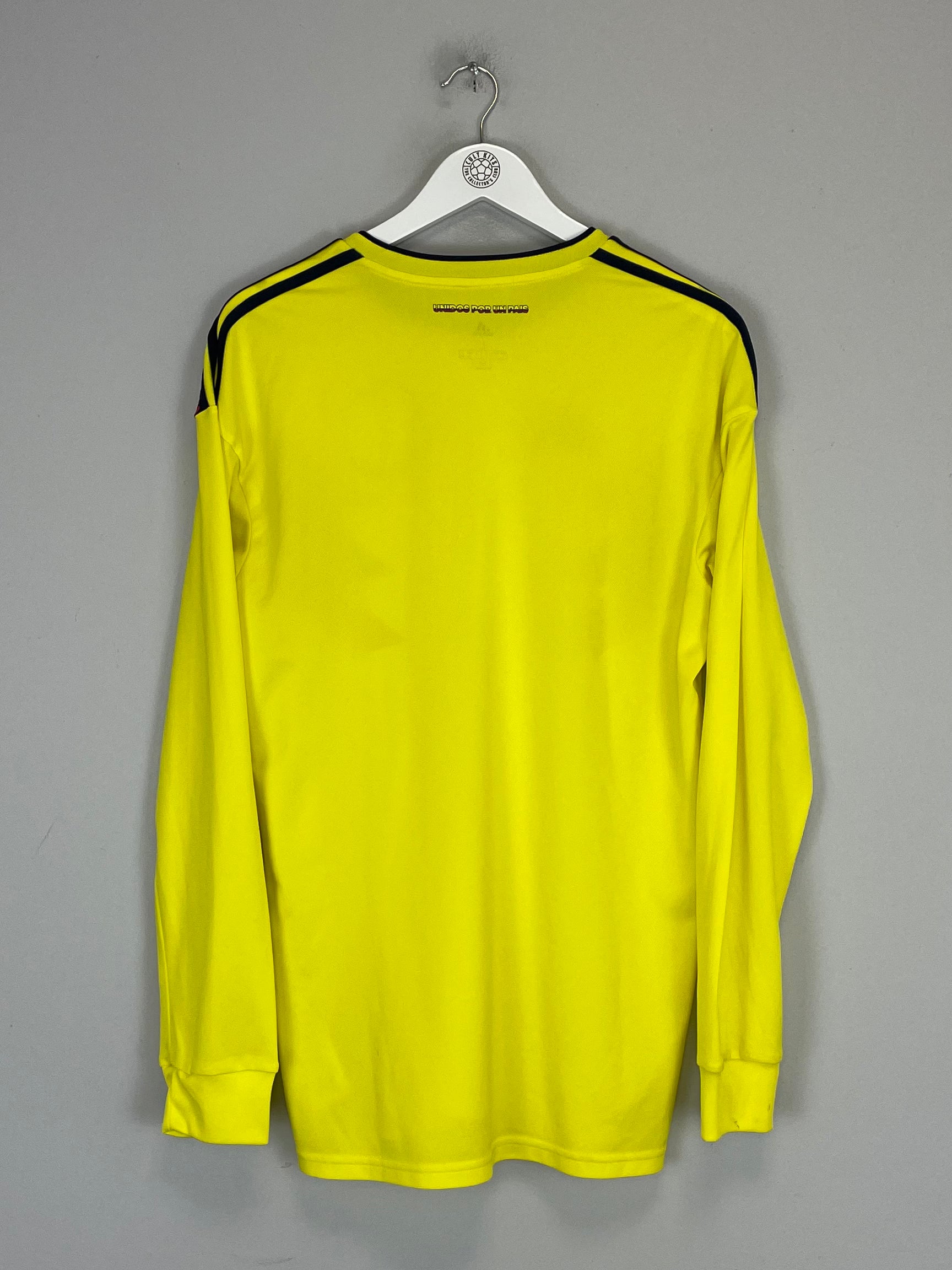 Shop 2018/19 COLOMBIA L/S HOME SHIRT (L) ADIDAS, classic football shirts, vintage football shirts & retro soccer jerseys at Cult Kits