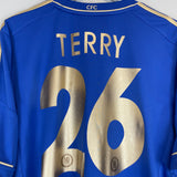 2012/13 CHELSEA TERRY #26 E/L HOME SHIRT (XL) ADIDAS