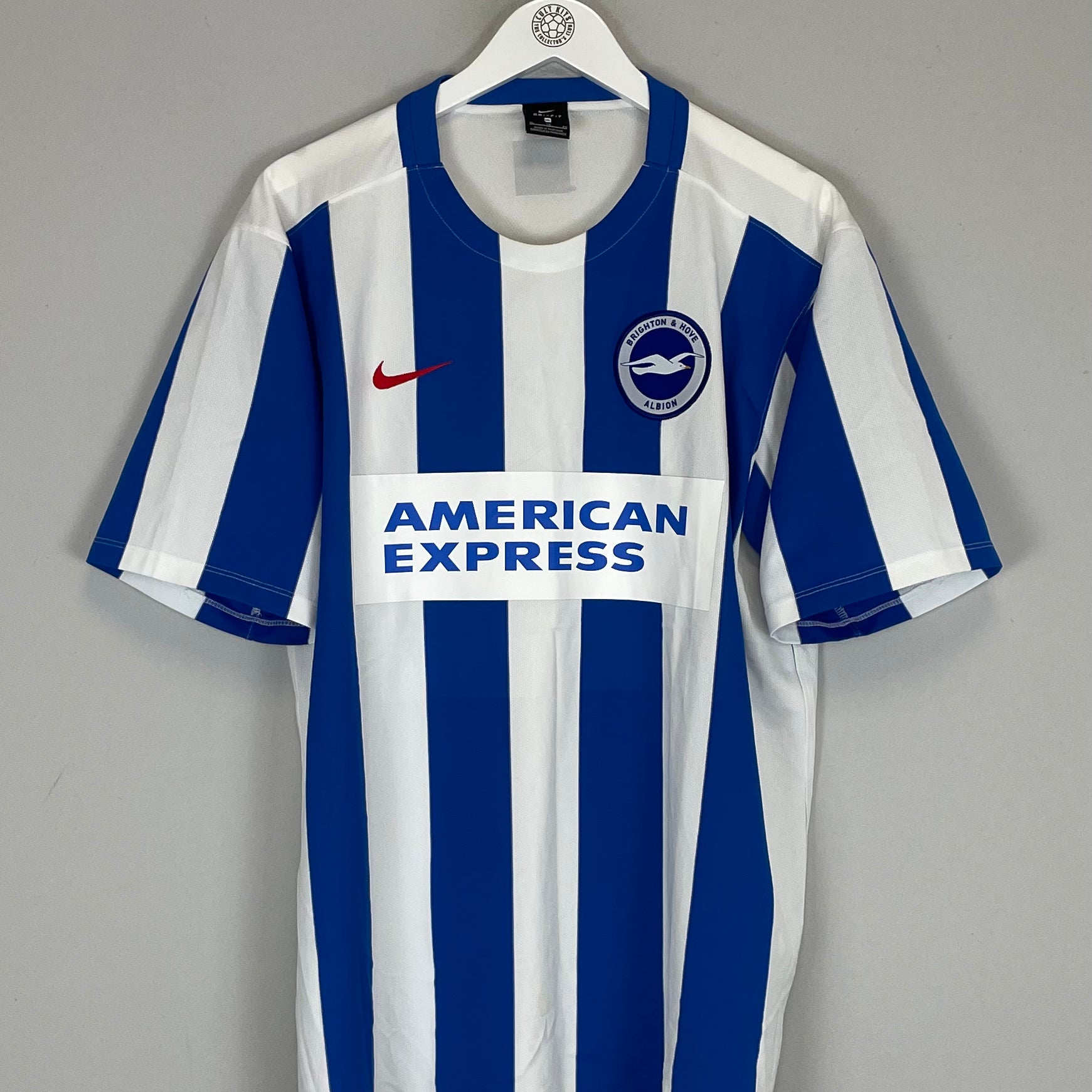 Shop 2016/17 BRIGHTON #5 HOME SHIRT (XL) NIKE, classic football shirts, vintage football shirts & retro soccer jerseys at Cult Kits