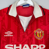 1992/94 MANCHESTER UNITED HOME SHIRT (XL) UMBRO