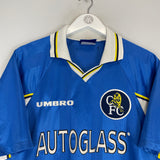 1997/99 CHELSEA VIALLI #9 HOME SHIRT (L) UMBRO