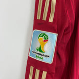 2013/15 SPAIN RAMOS #15 L/S HOME SHIRT (L) ADIDAS