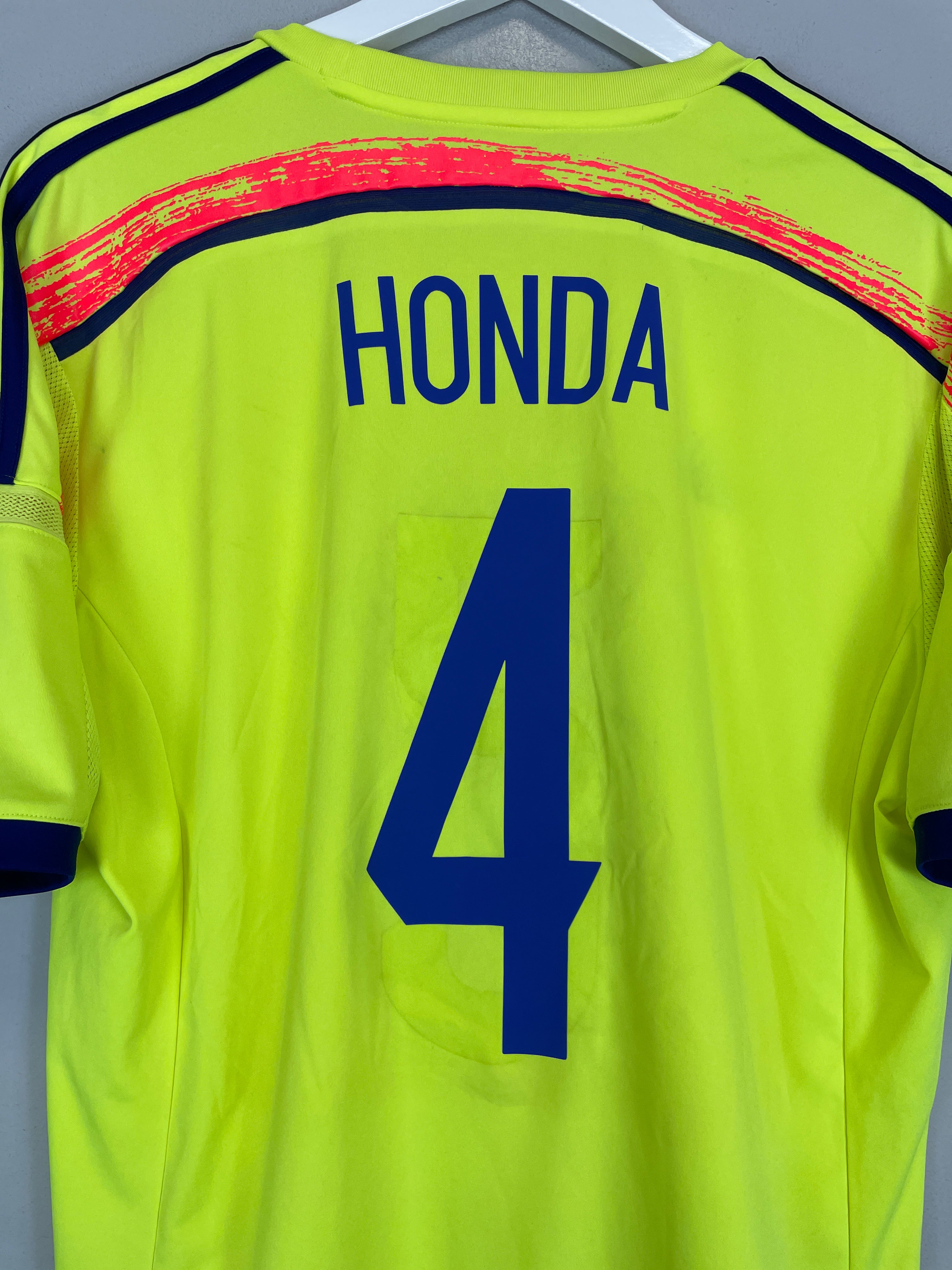 2014 JAPAN HONDA #4 AWAY SHIRT (L) ADIDAS – Cult Kits 2014 JAPAN HONDA #4 AWAY SHIRT (L) ADIDAS – Cult Kits
