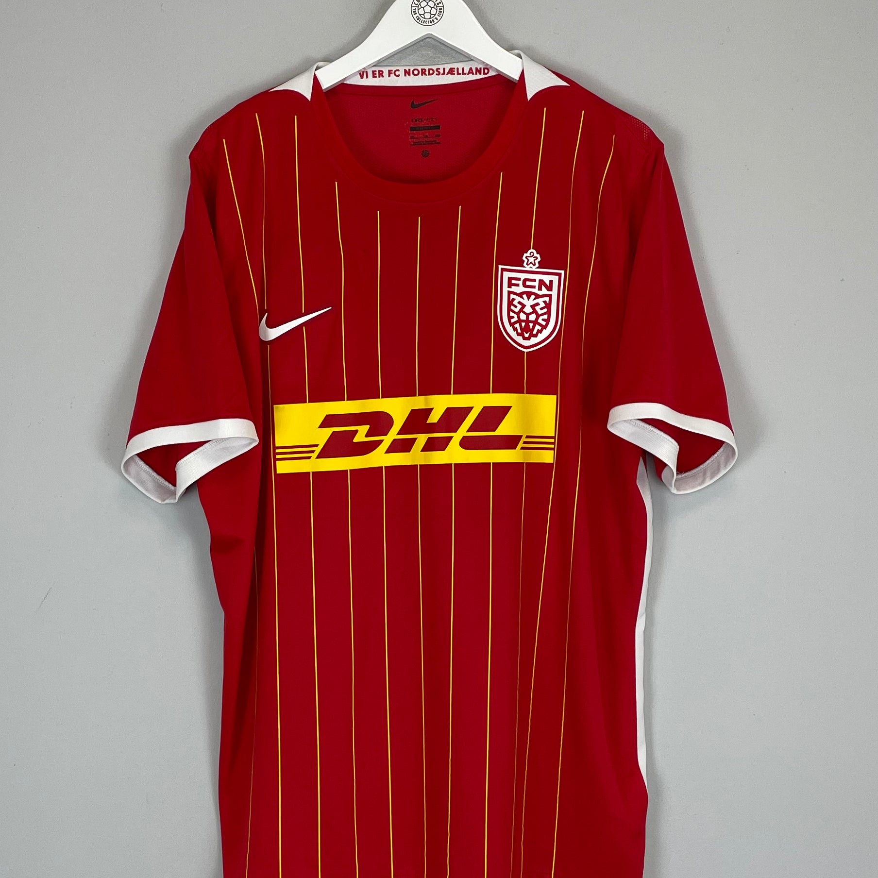 Shop 2022/23 NORDSJAELLAND DIOMANDE #10 HOME SHIRT (XXL) NIKE, classic football shirts, vintage football shirts & retro soccer jerseys at Cult Kits