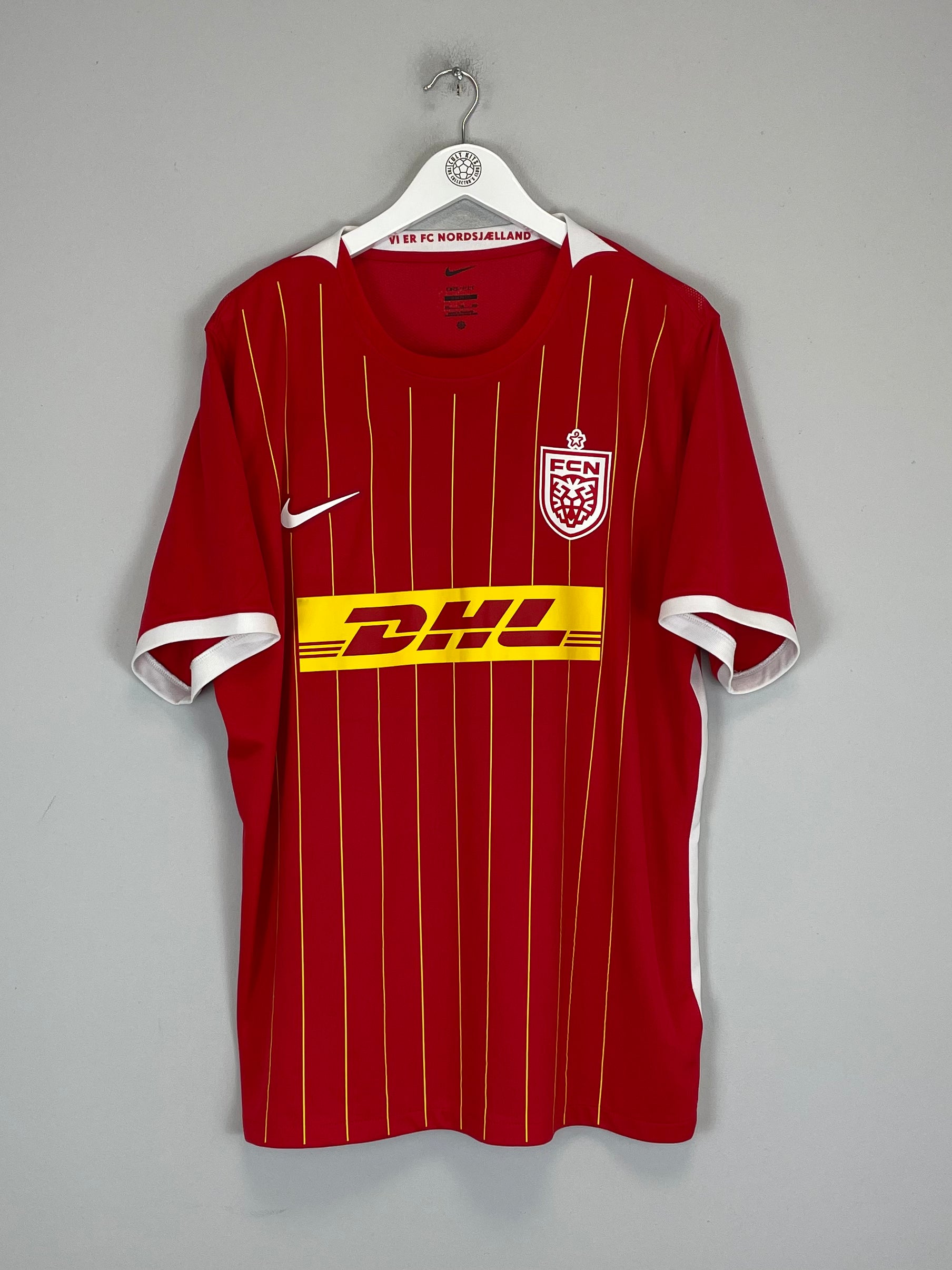 Shop 2022/23 NORDSJAELLAND DIOMANDE #10 HOME SHIRT (XXL) NIKE, classic football shirts, vintage football shirts & retro soccer jerseys at Cult Kits