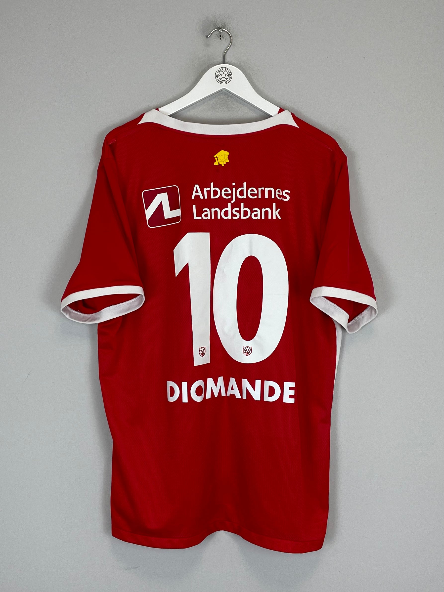 Shop 2022/23 NORDSJAELLAND DIOMANDE #10 HOME SHIRT (XXL) NIKE, classic football shirts, vintage football shirts & retro soccer jerseys at Cult Kits