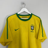 Shop 2010/11 BRAZIL HOME SHIRT (XL) NIKE, classic football shirts, vintage football shirts & retro soccer jerseys at Cult Kits