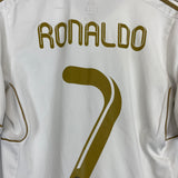 2011/12 REAL MADRID RONALDO #7 HOME SHIRT (M) ADIDAS
