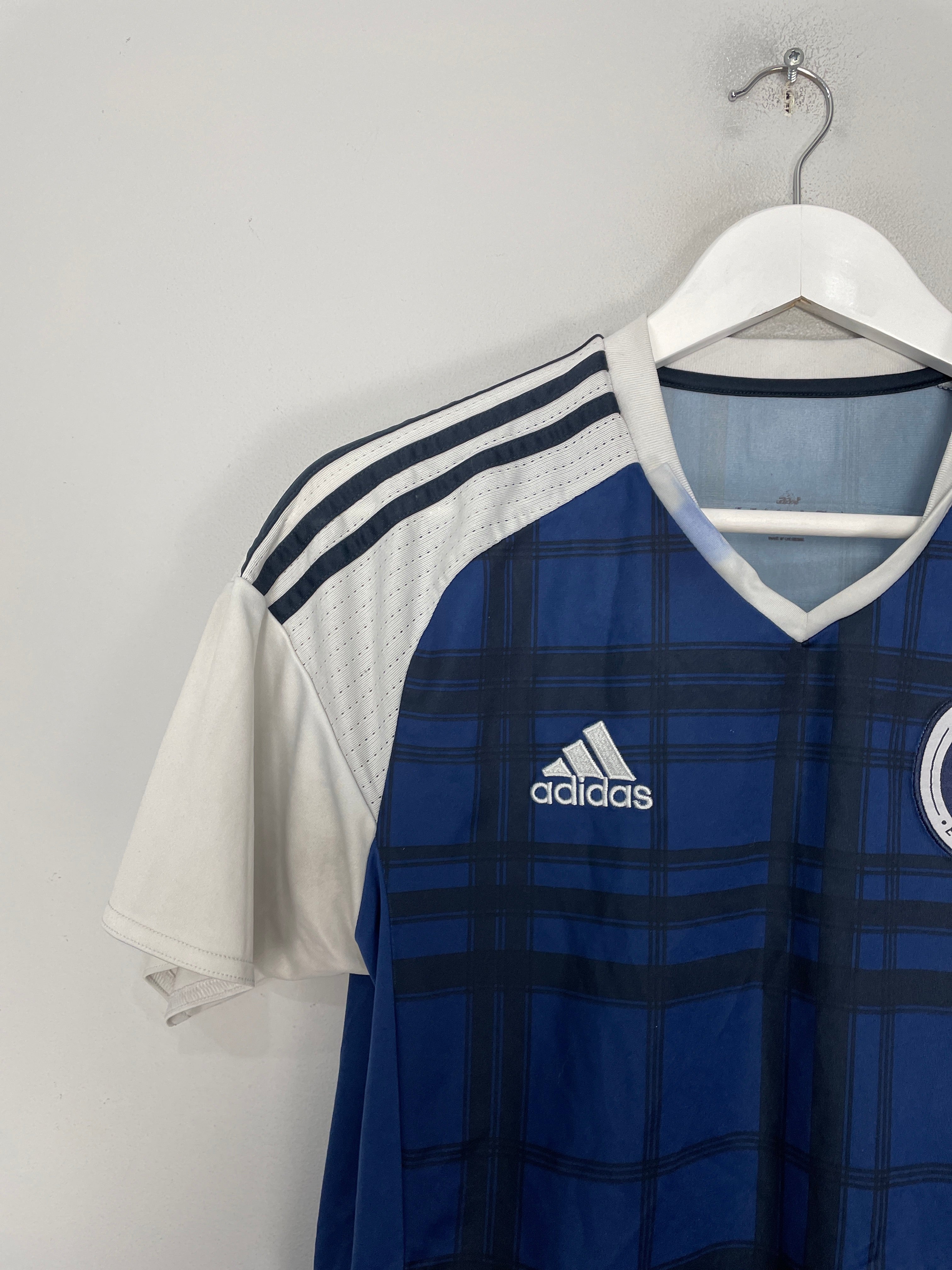 Shop 2016/17 SCOTLAND HOME SHIRT (S) ADIDAS, classic football shirts, vintage football shirts & retro soccer jerseys at Cult Kits
