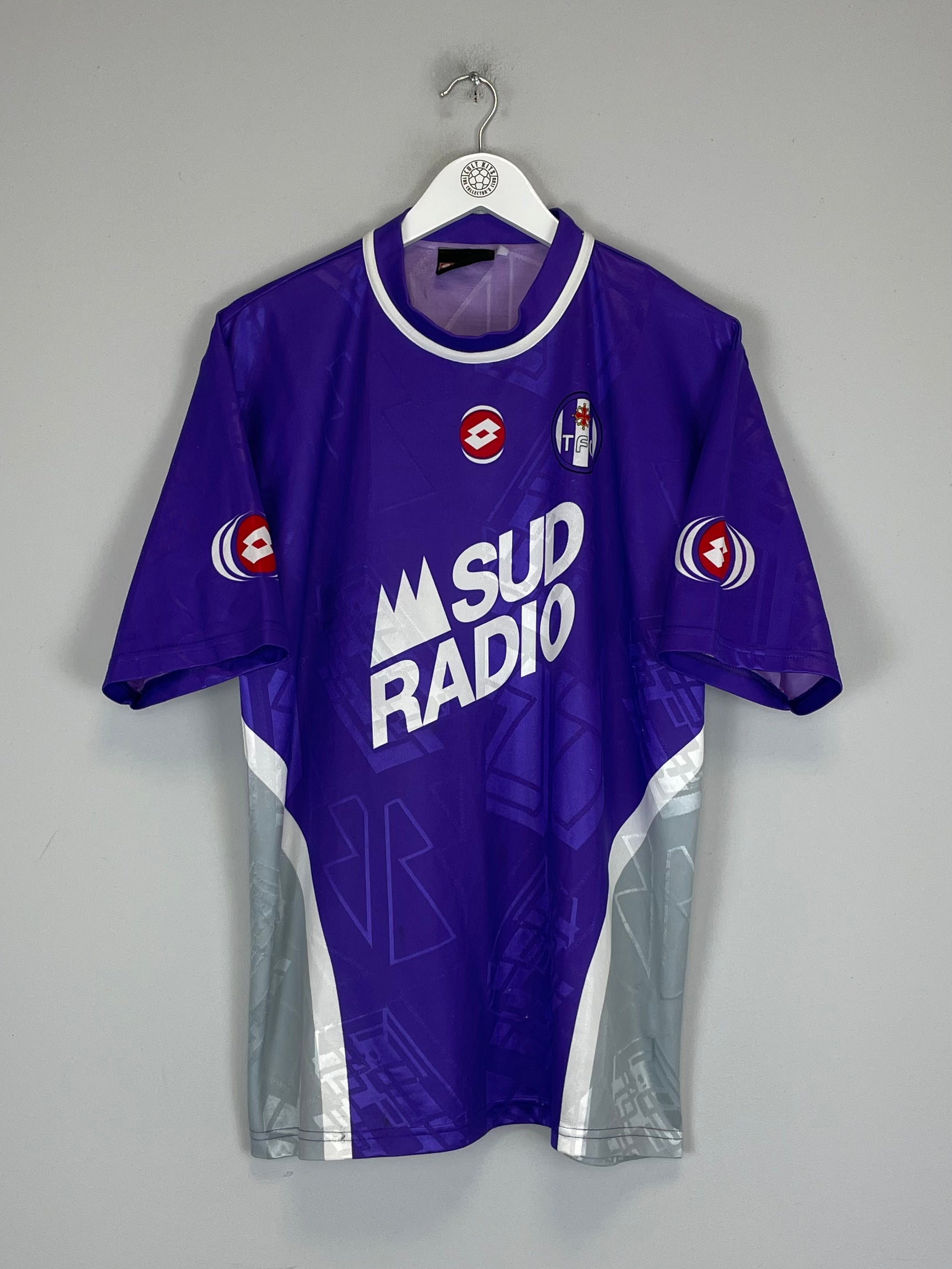 Shop 2003/04 TOULOUSE HOME SHIRT (XL) LOTTO, classic football shirts, vintage football shirts & retro soccer jerseys at Cult Kits