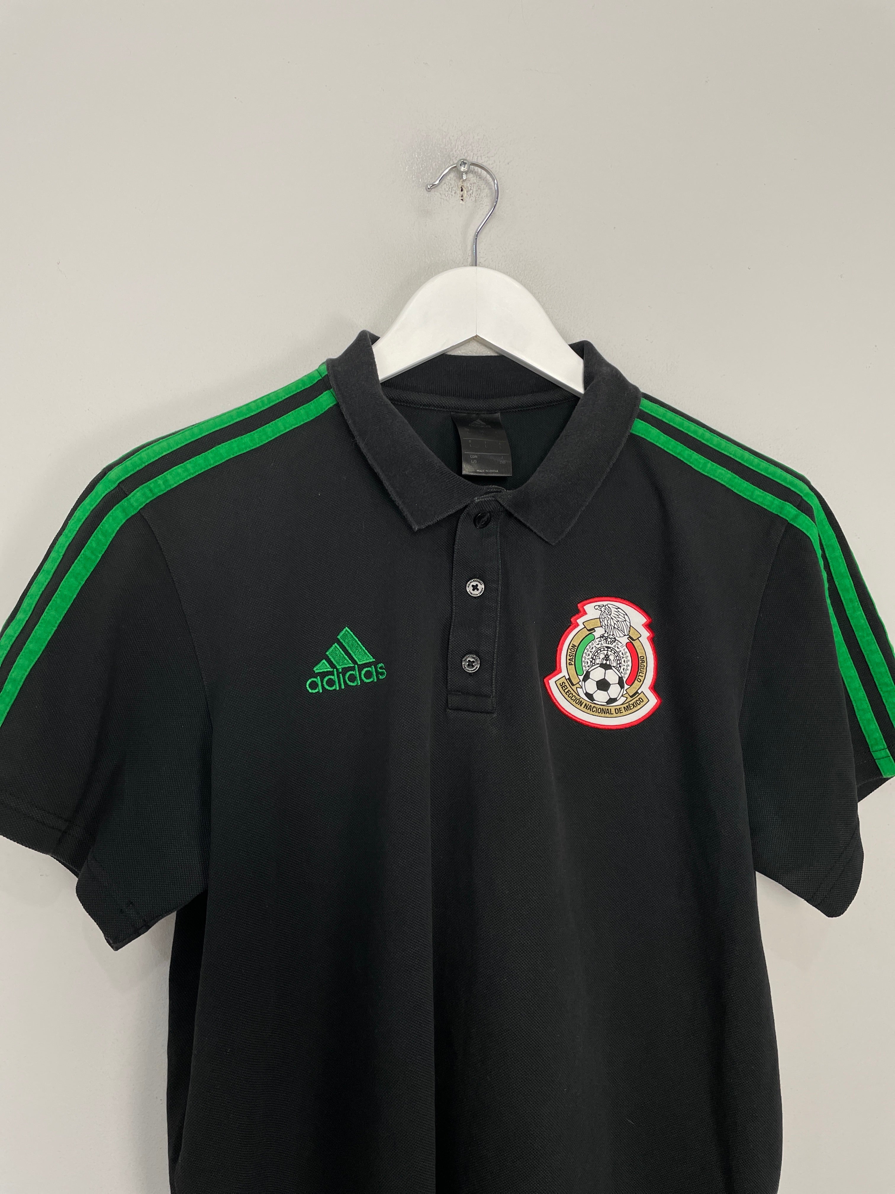 Shop 2017/18 MEXICO POLO SHIRT (L) ADIDAS, classic football shirts, vintage football shirts & retro soccer jerseys at Cult Kits