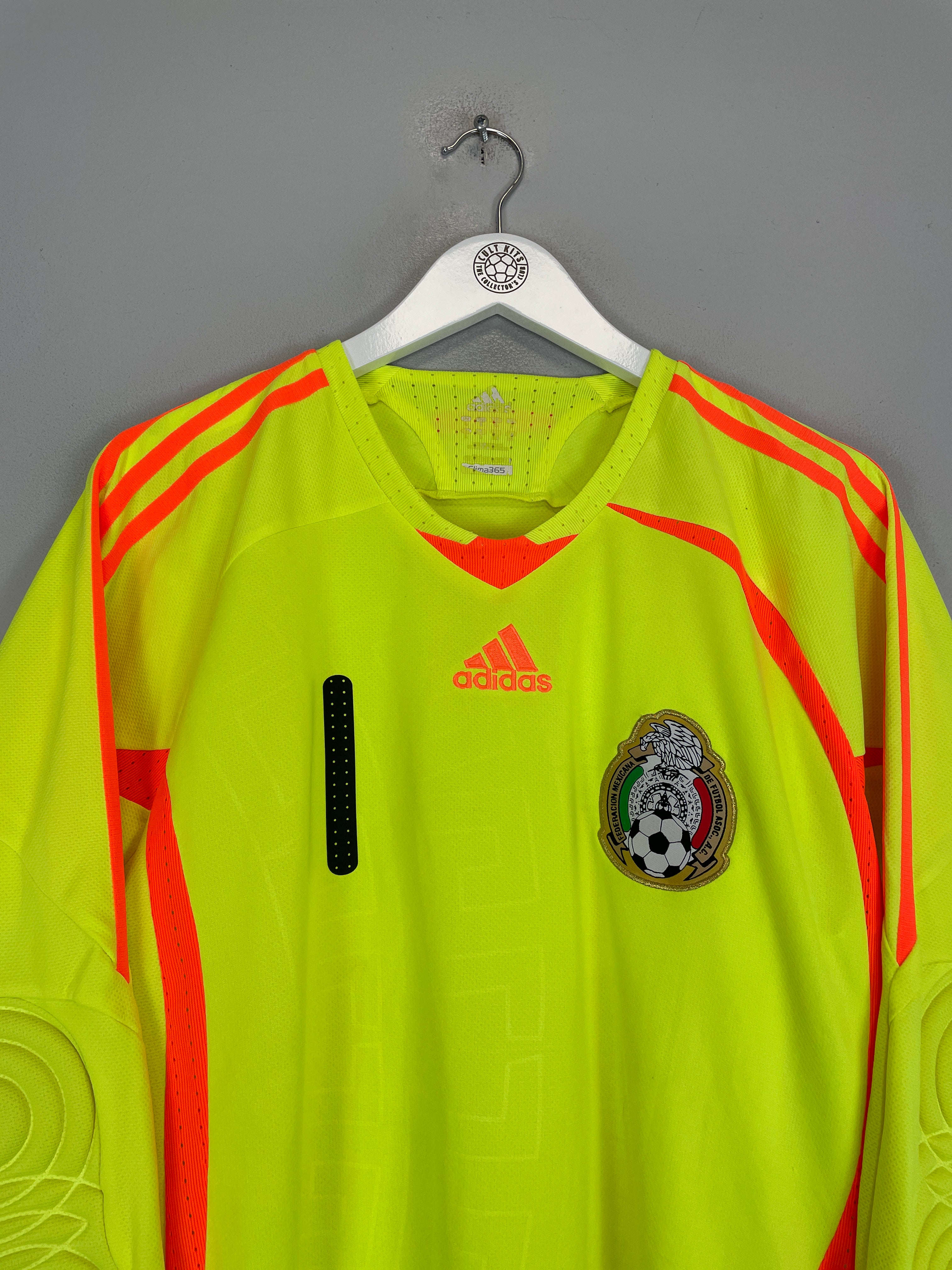 Shop 2007/08 MEXICO GK SHIRT (L) ADIDAS, classic football shirts, vintage football shirts & retro soccer jerseys at Cult Kits