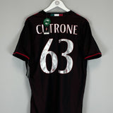 2016/17 AC MILAN CUTRONE #63 *BNWT* HOME SHIRT (L) ADIDAS