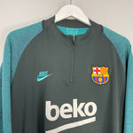 Shop 2019/20 BARCELONA 1/4 ZIP (XL) NIKE, classic football shirts, vintage football shirts & retro soccer jerseys at Cult Kits