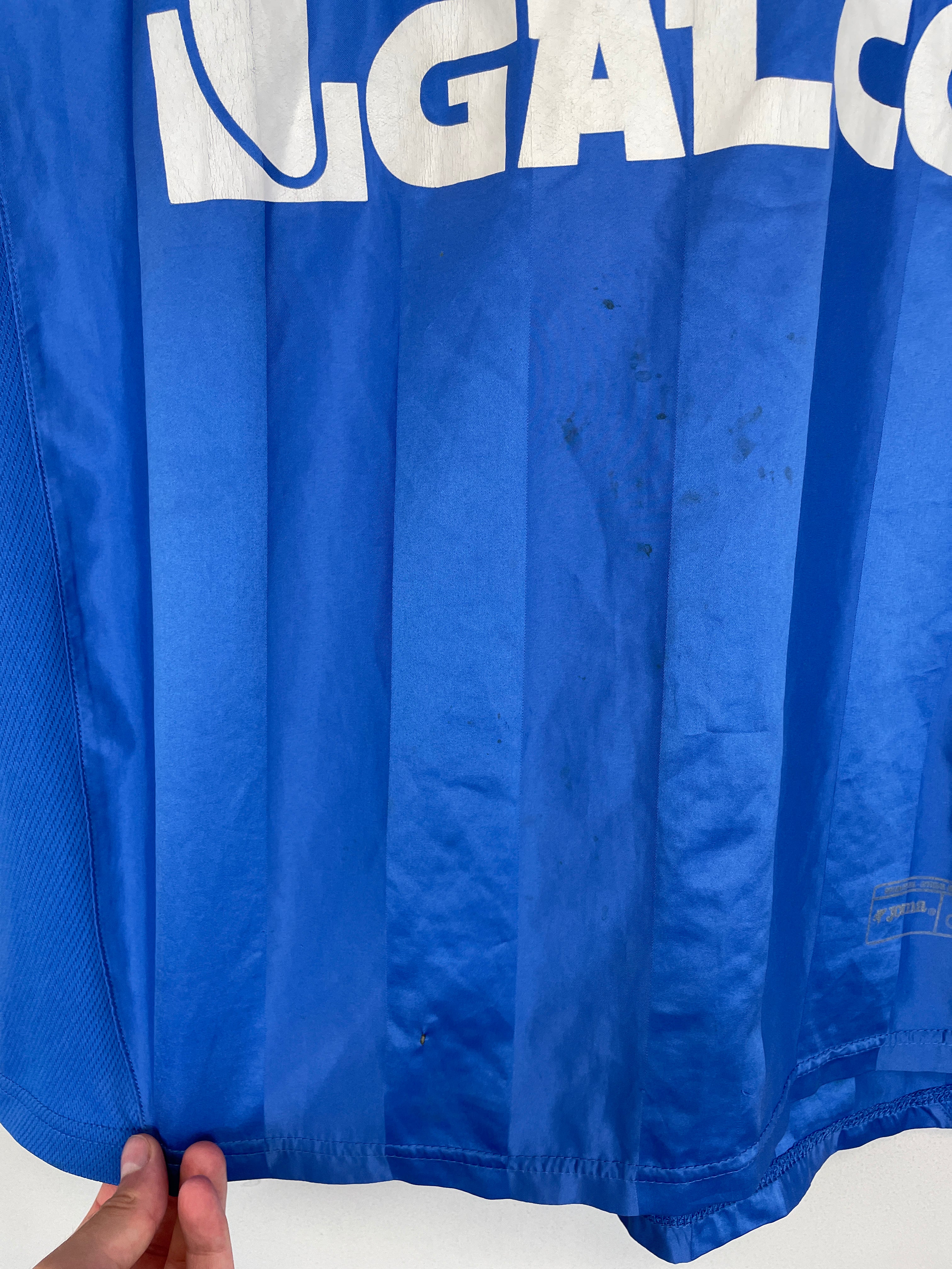 Shop 2007/08 GETAFE #4 *MATCH WORN* HOME SHIRT (M) JOMA, classic football shirts, vintage football shirts & retro soccer jerseys at Cult Kits