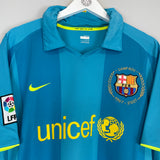 Shop 2007/09 BARCELONA RONALDINHO #10 AWAY SHIRT (XL) NIKE, classic football shirts, vintage football shirts & retro soccer jerseys at Cult Kits
