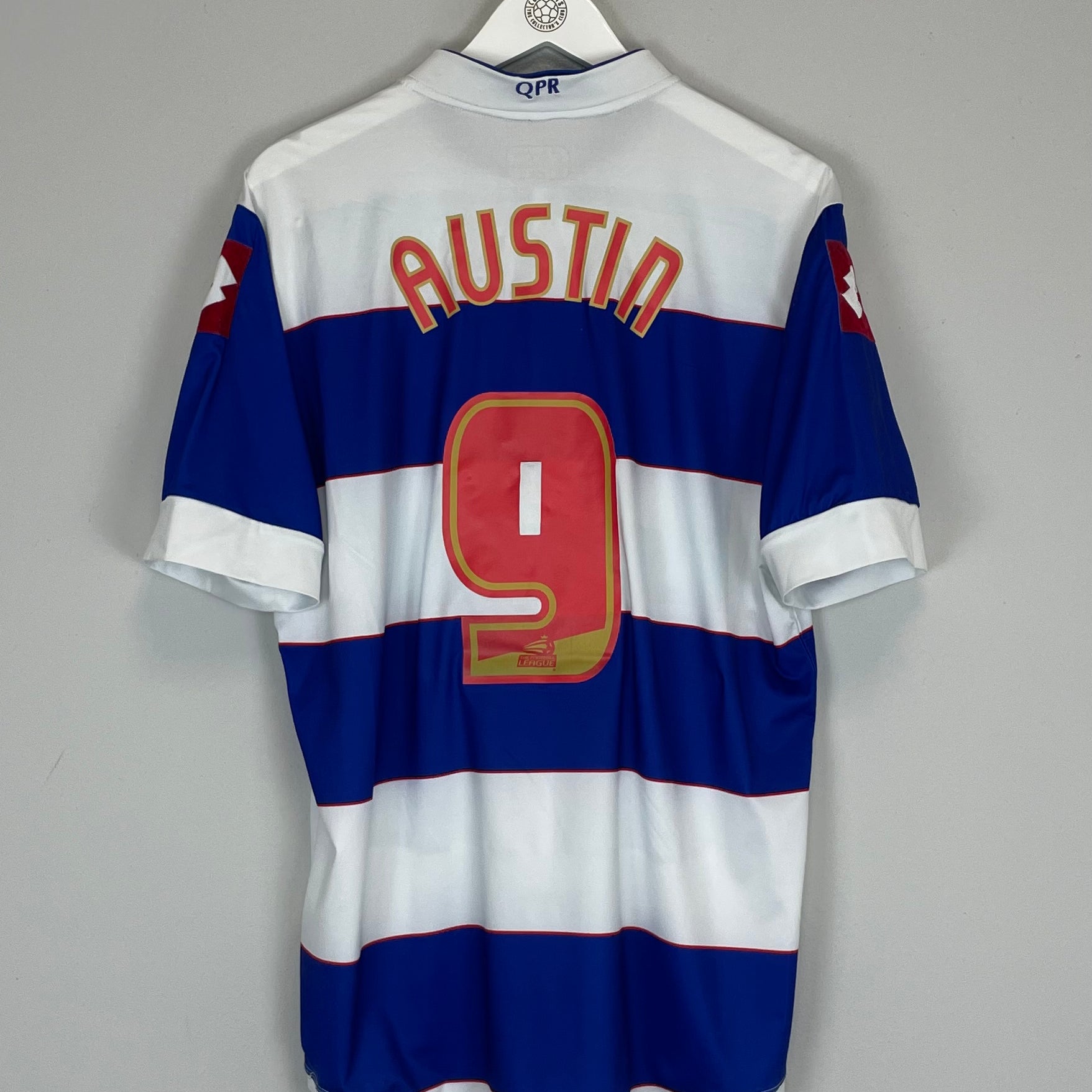 Shop 2013/14 QPR AUSTIN #9 HOME SHIRT (XL) LOTTO, classic football shirts, vintage football shirts & retro soccer jerseys at Cult Kits