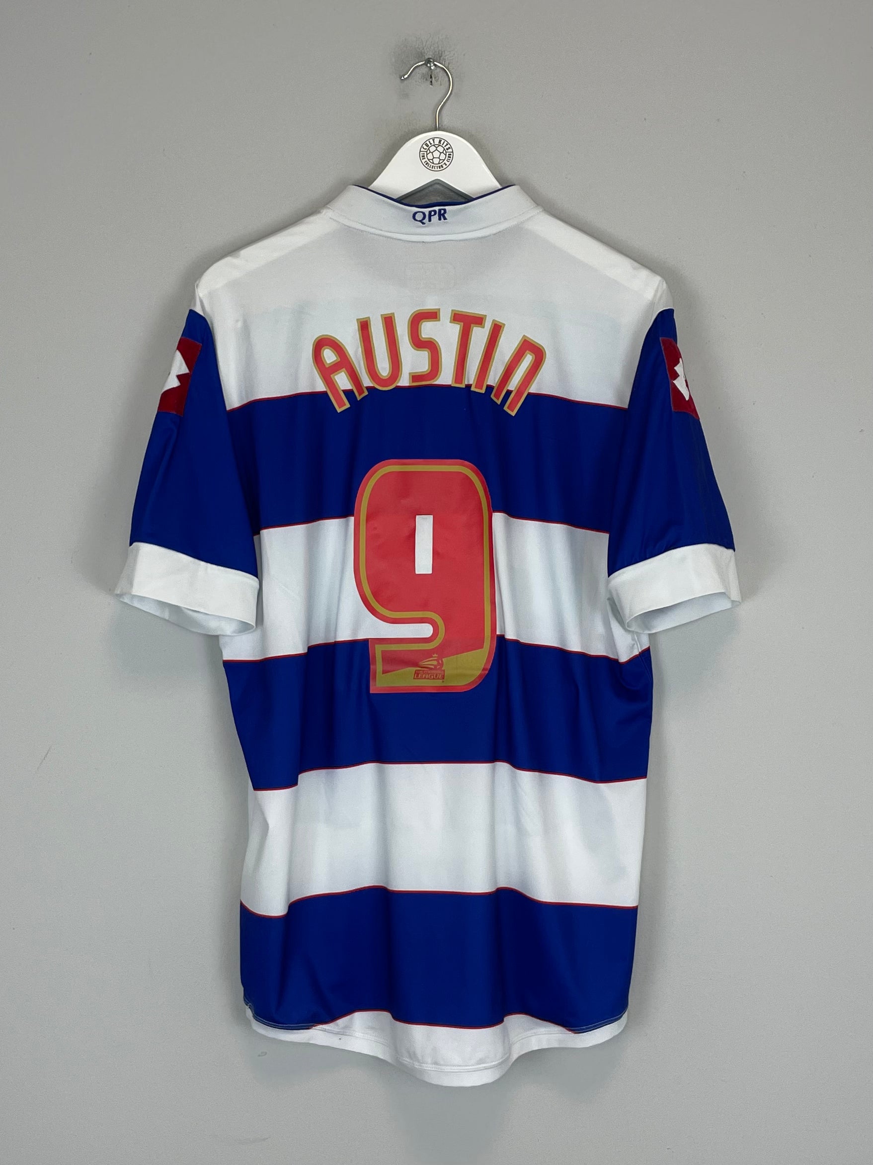 Shop 2013/14 QPR AUSTIN #9 HOME SHIRT (XL) LOTTO, classic football shirts, vintage football shirts & retro soccer jerseys at Cult Kits