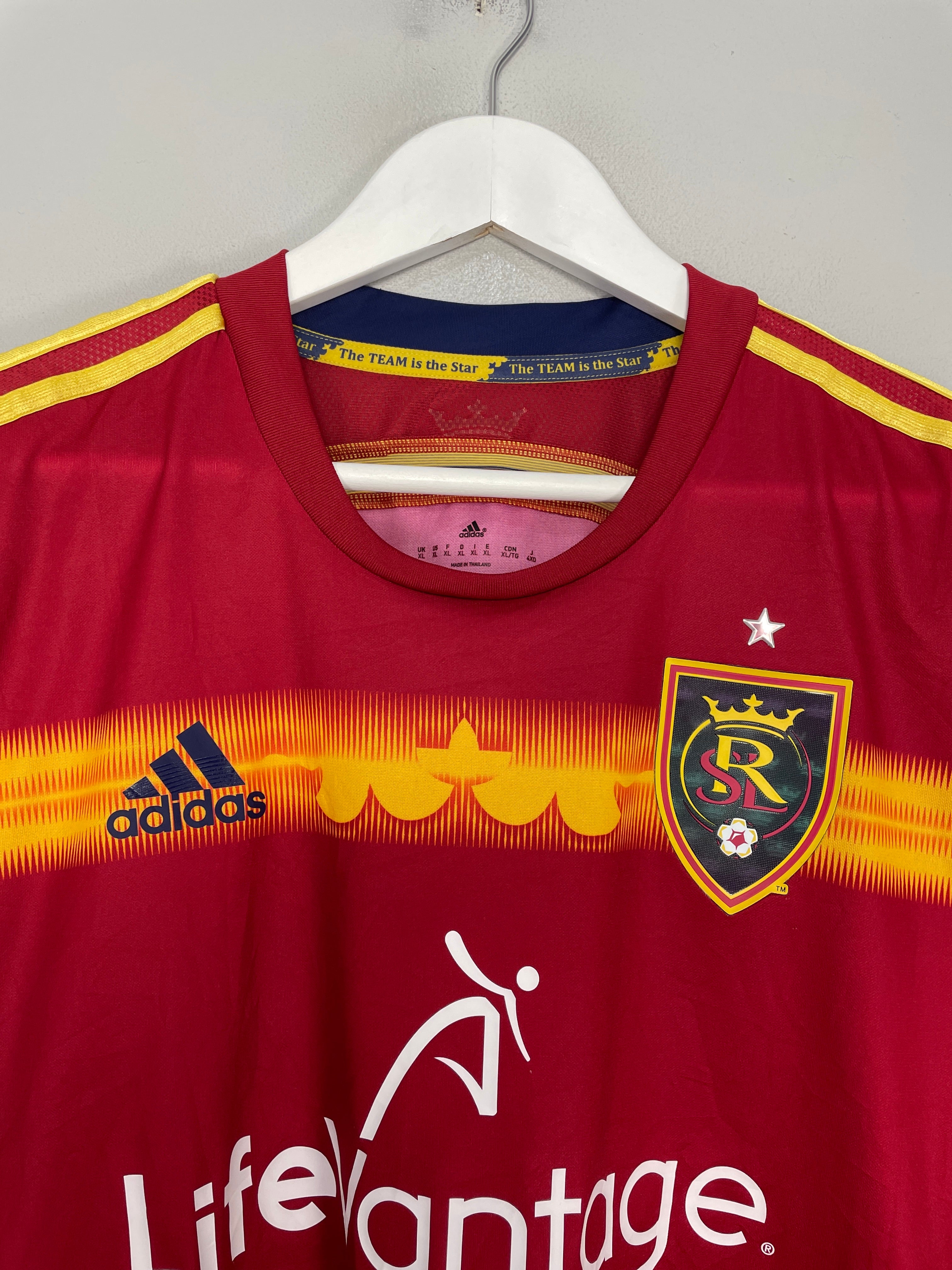 Shop 2015/16 REAL SALT LAKE *PLAYER ISSUE* HOME SHIRT (XL) ADIDAS, classic football shirts, vintage football shirts & retro soccer jerseys at Cult Kits