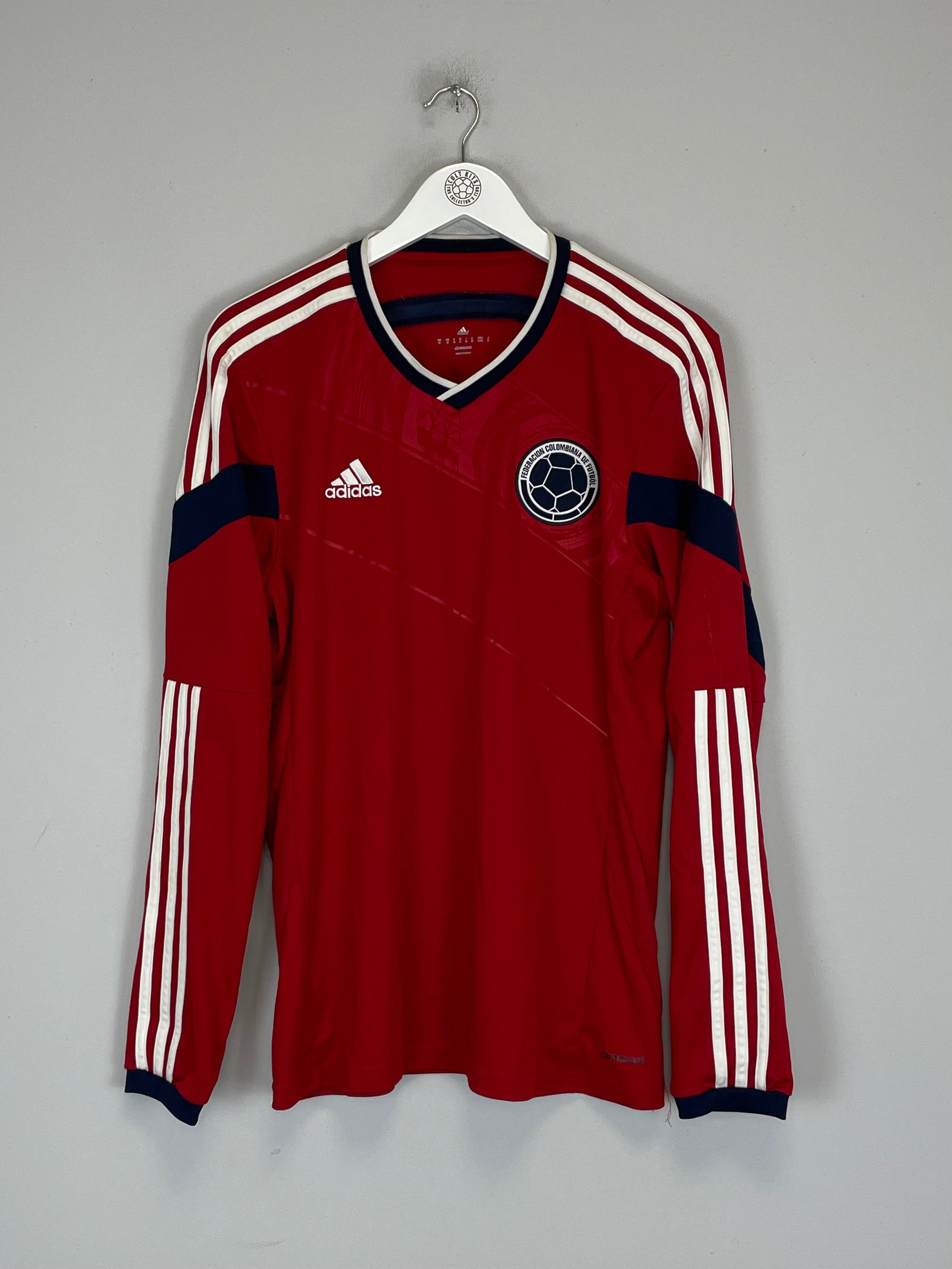 Shop 2014/15 COLOMBIA L/S AWAY SHIRT (M) ADIDAS, classic football shirts, vintage football shirts & retro soccer jerseys at Cult Kits