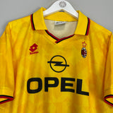 1994/96 AC MILAN BAGGIO #18 THIRD SHIRT (XL) LOTTO