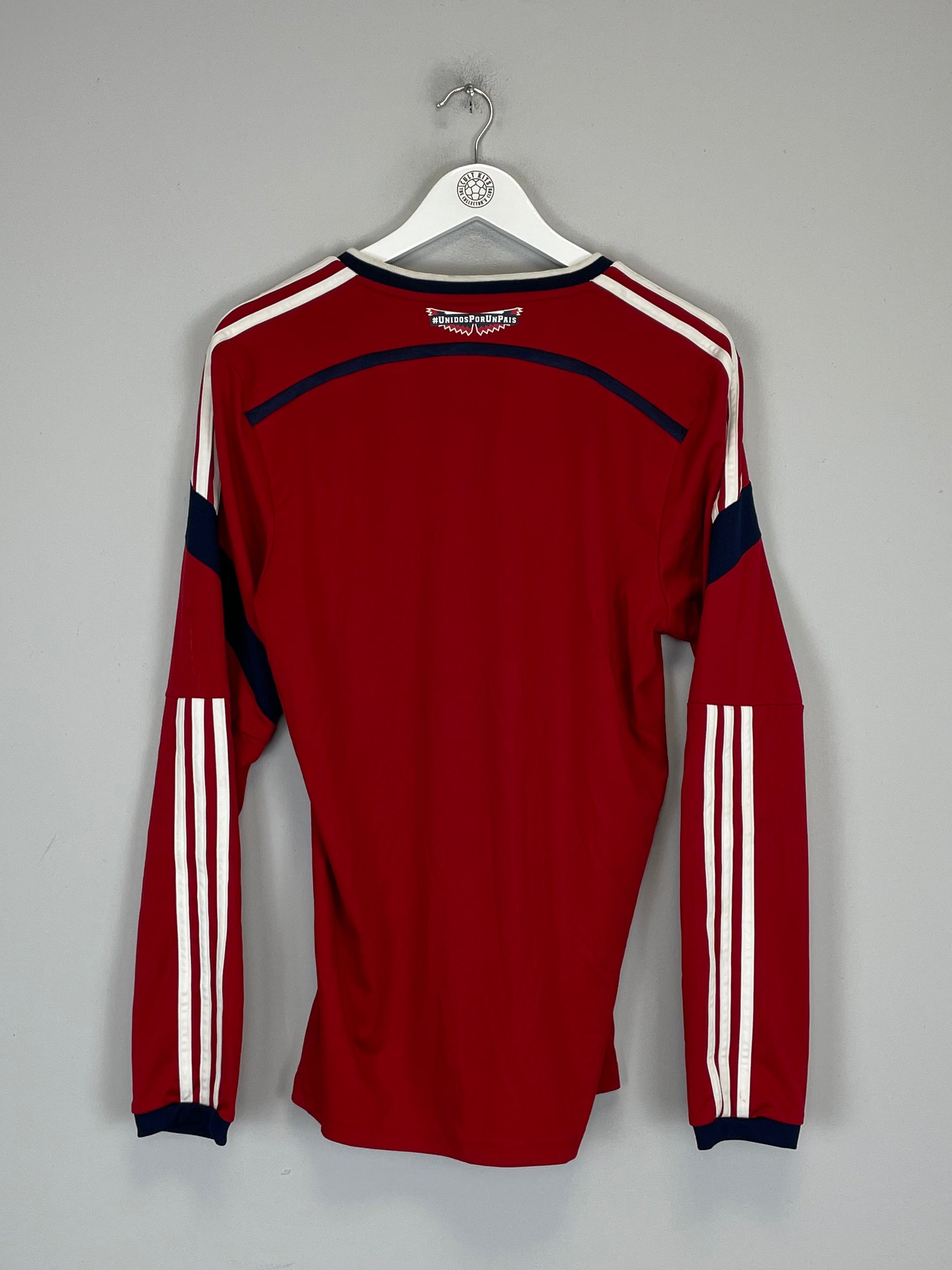 Shop 2014/15 COLOMBIA L/S AWAY SHIRT (M) ADIDAS, classic football shirts, vintage football shirts & retro soccer jerseys at Cult Kits