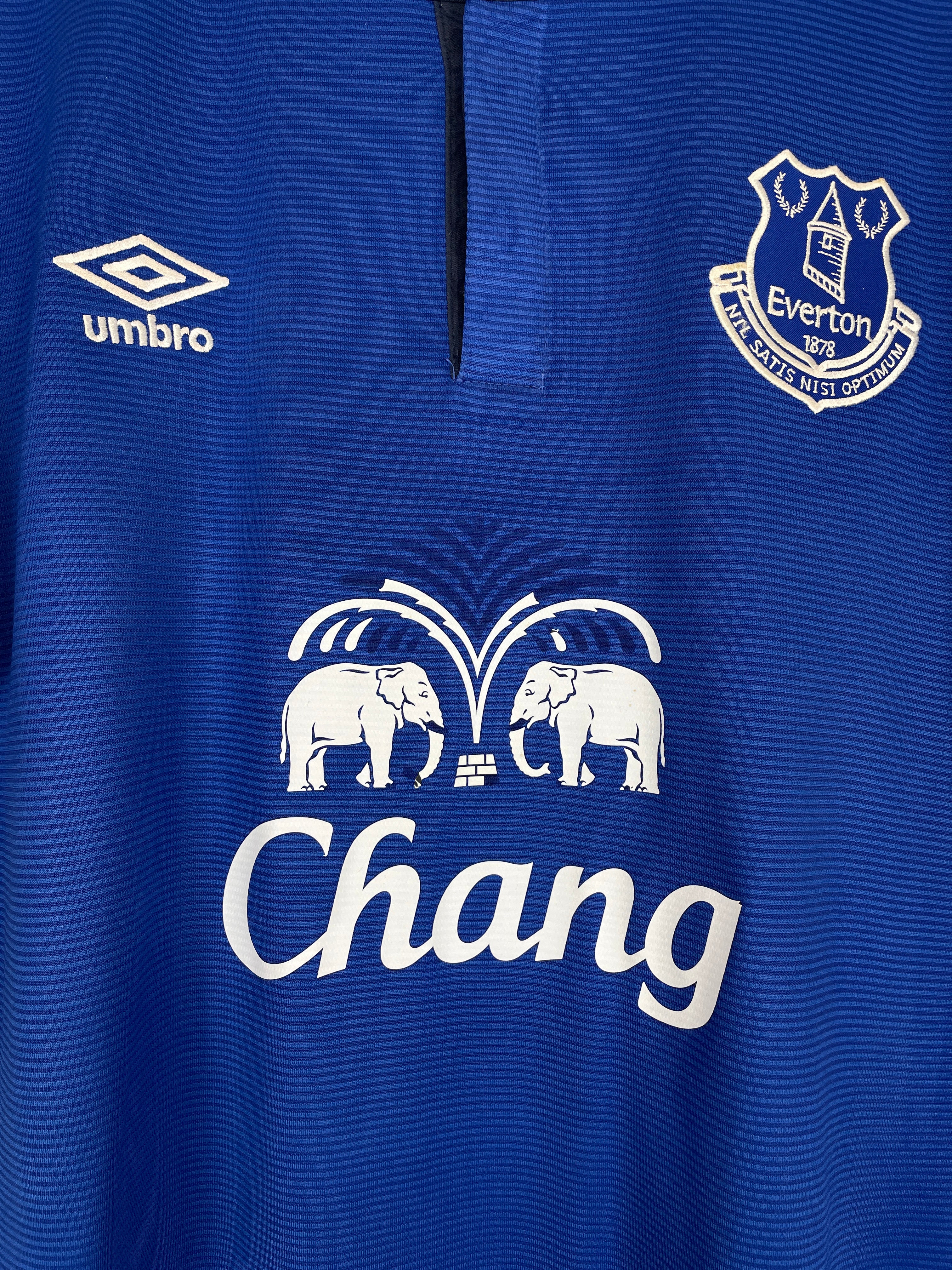 Shop 2014/15 EVERTON HOME SHIRT (XL) UMBRO, classic football shirts, vintage football shirts & retro soccer jerseys at Cult Kits