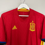 Shop 2016/17 SPAIN HOME SHIRT (L) ADIDAS, classic football shirts, vintage football shirts & retro soccer jerseys at Cult Kits