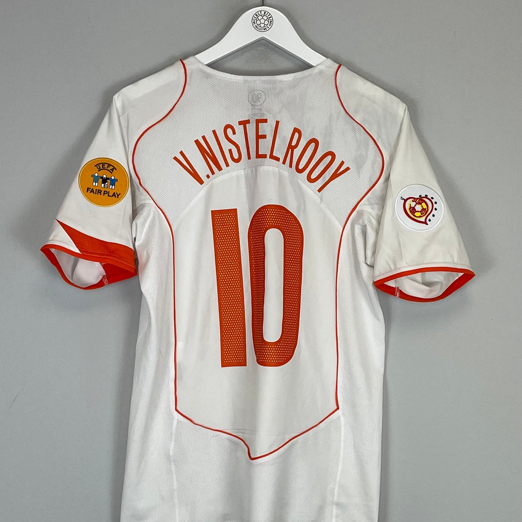 Shop 2004/06 NETHERLANDS V.NISTELROOY #10 AWAY SHIRT (S) NIKE, classic football shirts, vintage football shirts & retro soccer jerseys at Cult Kits