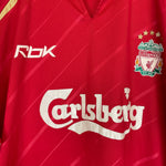 Shop 2005/06 LIVERPOOL HOME SHIRT (L) REEBOK, classic football shirts, vintage football shirts & retro soccer jerseys at Cult Kits